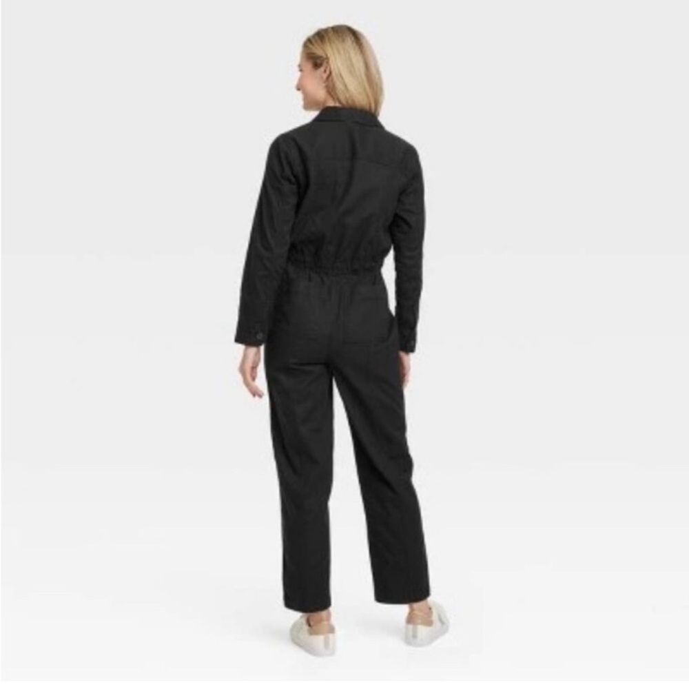 Universal Thread Coverall Jumpsuit Boilersuit Bla… - image 2